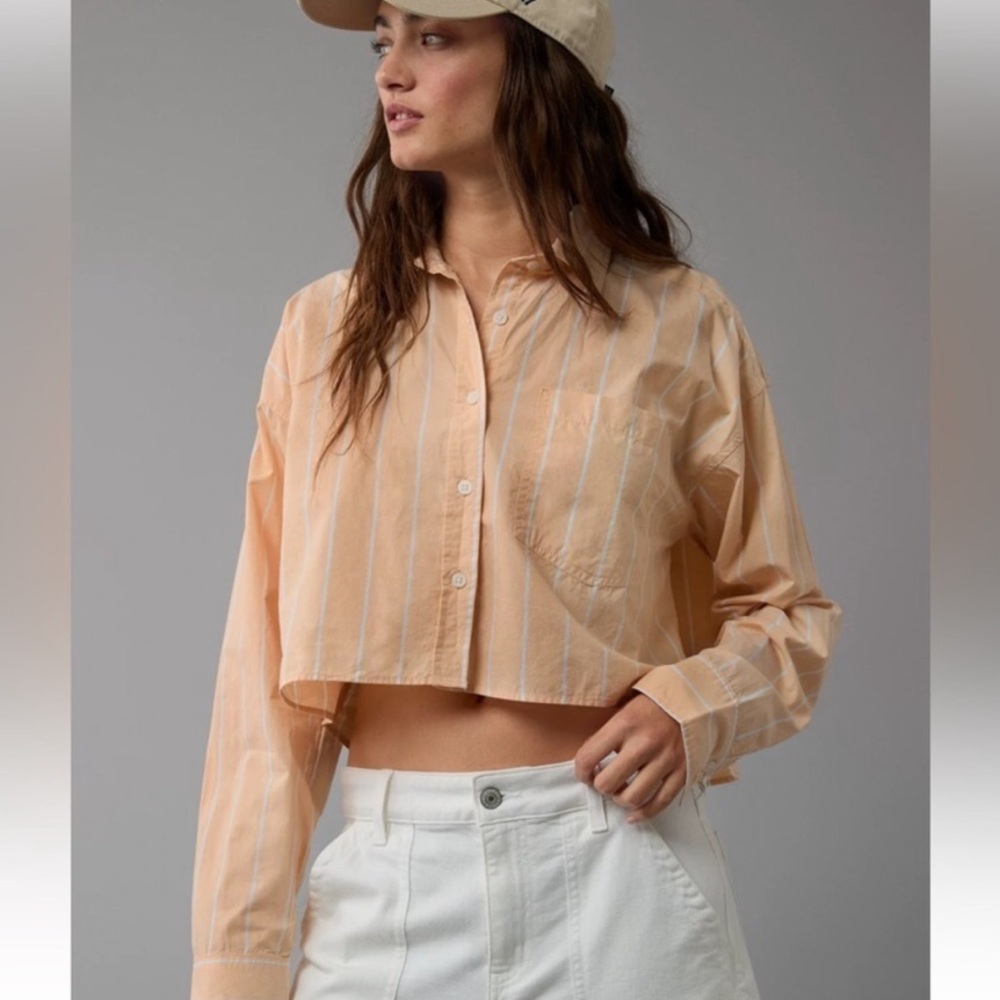 AE - Stripe Button Down Shirt